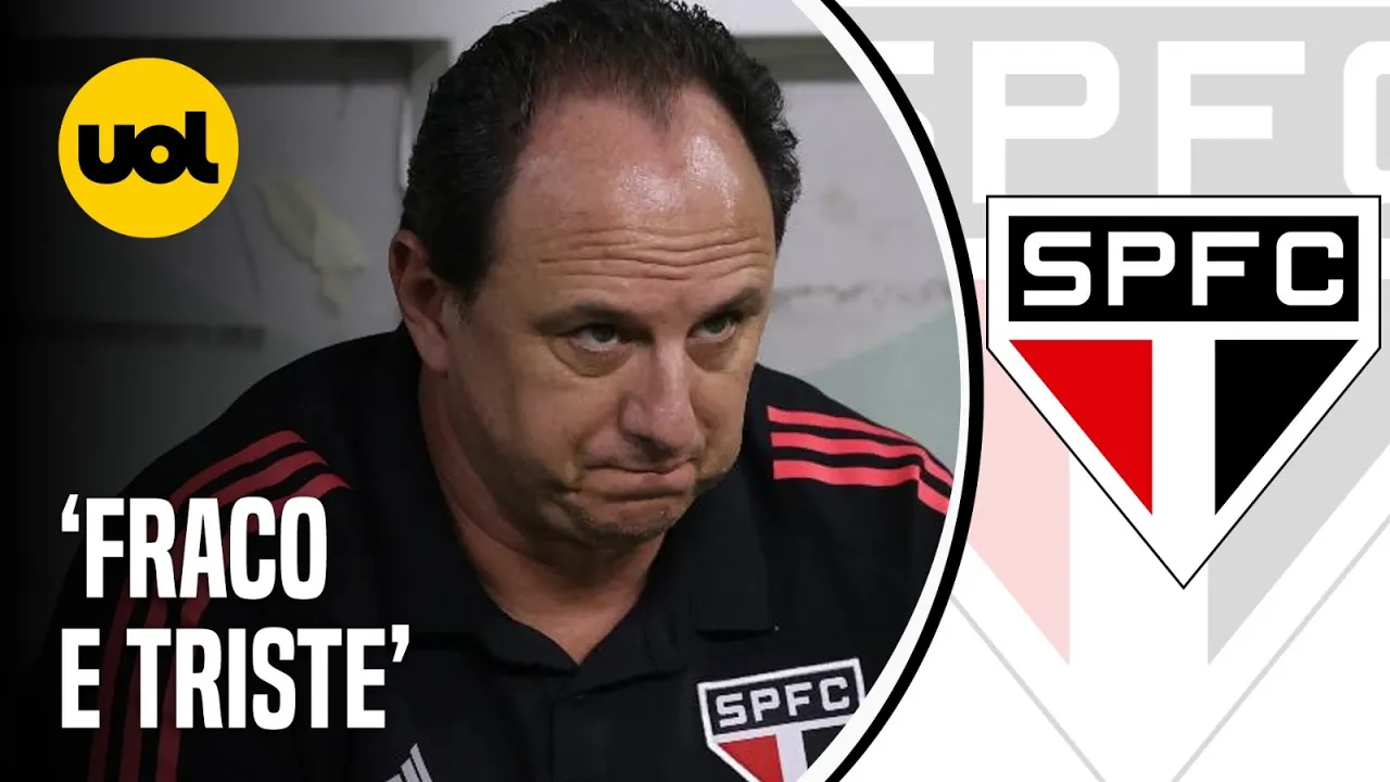 'São Paulo de Rogério Ceni é um time, ALÉM DE FRACO, TRISTE', afirma Arnaldo Ribeiro