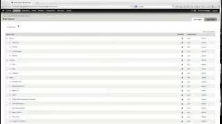 Drupal CMS editing menu