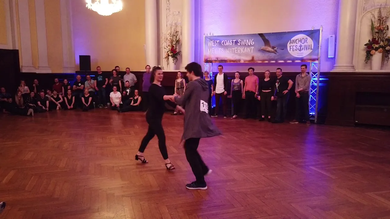 Clement Turpain & Jula Palenga - 3rd place Advanced Jack&Jill - Anchor Festival 2019
