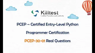PCEP - Certified Entry-Level Python Programmer Certification PCEP-30-01 Real Questions