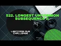 Longest Uncommon Subsequence II