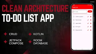 To-Do List App using Clean Architecture Room Database in Android Studio Full Project Tutorial