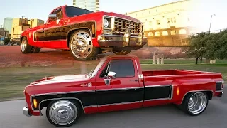 Classic 1979 C30 Single Cab Dually LS Swapped on 22 Alcoas cruises in Fort Worth Texas