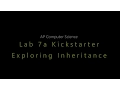APCS Lab7a Exploring Inheritance Inheritance