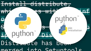 Python pip install fails invalid command egg - info