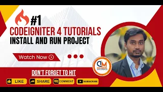 Codeigniter 4 Tutorial How to Install and Run Codeigniter Projects - Part