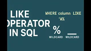 SQL LIKE Operator Explained Wildcards - Pattern Matching in SQL Made Easy