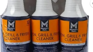How to use Oven Grill and fryer cleaner