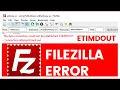 FileZilla error The data connection could not be established ETIMEDOUT