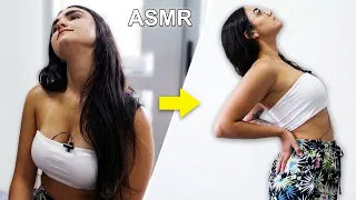 NECK PAIN AT 20 *ASMR Chiropractic | Headache Relief, Neck Adjustment & Trap Release