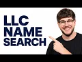 How to Check if a Business Name is Taken LLC Name Search