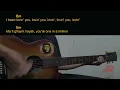 ZEINA - Hooked Guitar Chords cover