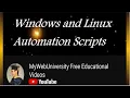 Windows and Linux Automation Scripts Windows Help Commands written in Python FPDF Module