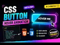 CSS Button Hover Animation Create in 5 Minutes Beginner Friendly