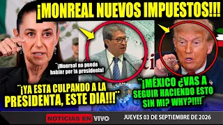 NUEVOS IMPUESTOS EN MÉXICO ¡ACUSA RICARDO MONREAL! SHEINBAUM TRUMP CAMPECHANEANDO ¡ESTA NOCHE!