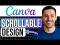 How to Add Scrollable Design in from Canva Quick Actions Step-by-Step Tutorial 2025