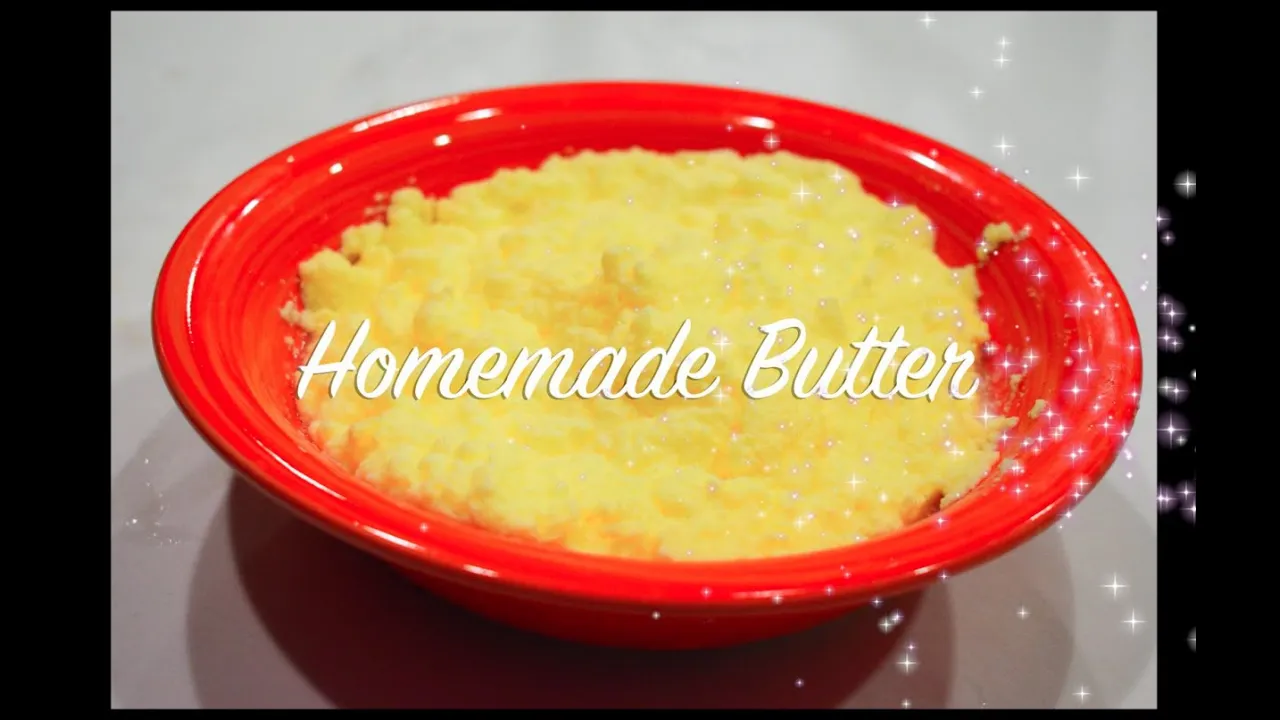 Organic Homemade Butter   Homemade Butter in 2 Minutes!   E-Chef Paragon