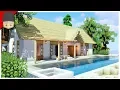 How to Build a Beach House in Minecraft Minecraft House Tutorial Part 2 of 2
