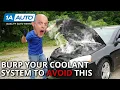 Overheating After Replacing Radiator Pump Thermostat Burp Coolant to Remove Air Pockets