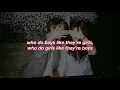 Blur || Girls and Boys || (Lyrics)