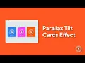 Parallax Tilt Cards Effect with HTML CSS JavaScript EL Creative Media