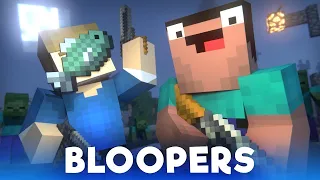 THE BLOCKING DEAD 😂 LOS 8 MOMENTOS MAS DIVERTIDOS 😅 LA SERIE  [Minecraft]