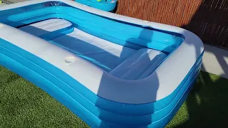 H2OGO Rectangular 10 Inflatable Family Pool