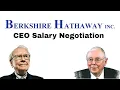 Corporate Executives Compensation Negotiation
