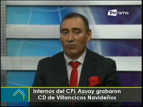 Internos del CPL Azuay grabaron CD de villancicos navideños