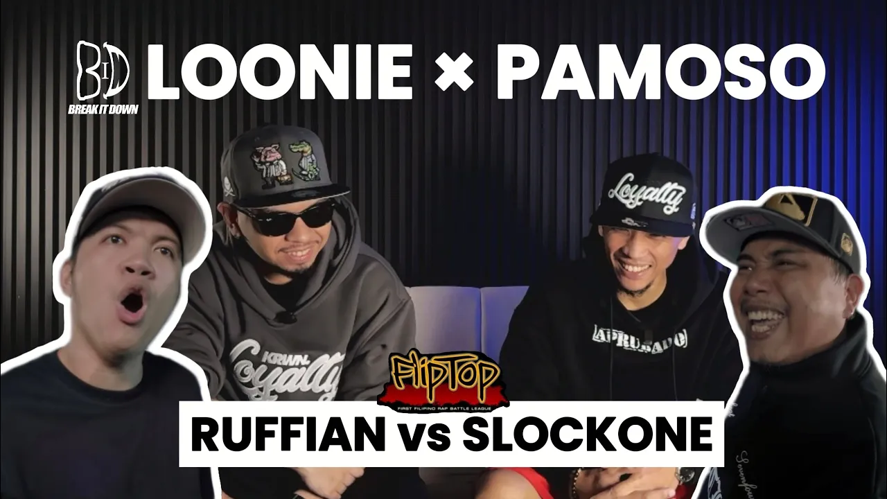 LOONIE × PAMOSO | BREAK IT DOWN: Rap Battle Review E339 | FLIPTOP: RUFFIAN vs SLOCKONE