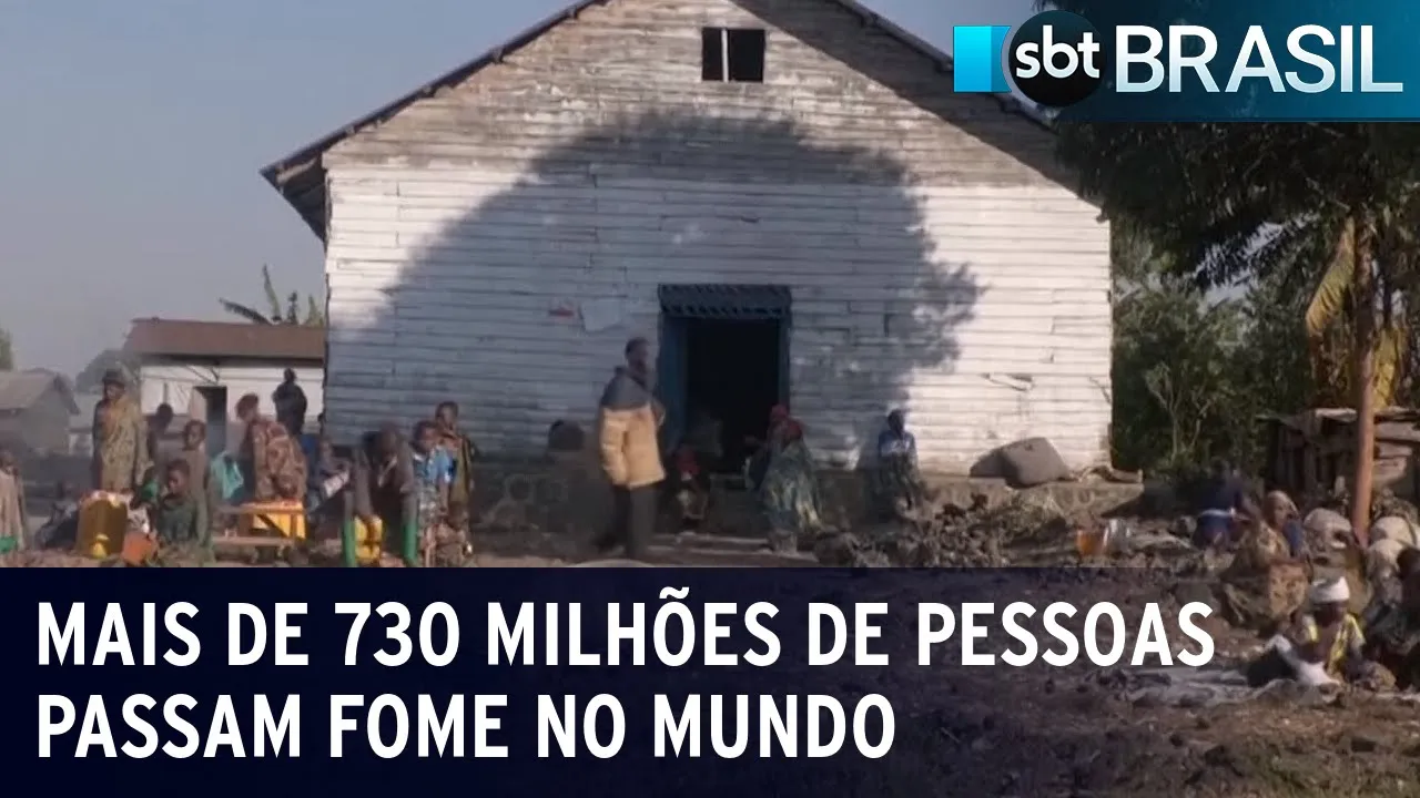 Mais de 730 milhões de pessoas passam fome no mundo, alerta ONU | SBT Brasil (12/07/23)