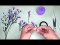 DIY | Tutorial making woolen flowers easy | Tutorial Mudah Membuat Bunga Dari Benang Wool #craft