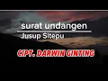 Download Lagu Jusup Sitepu | Surat Undangen (nostalgia lagu karo)