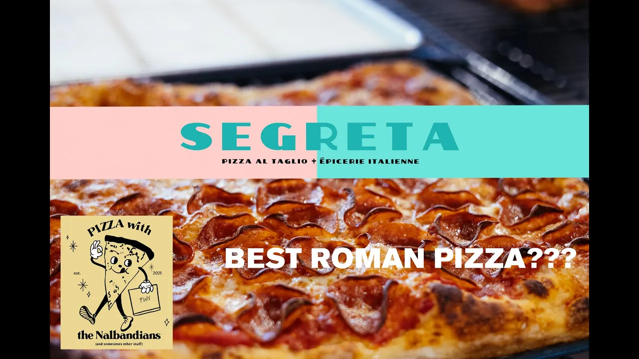 Segreta Pizzeria Al Taglio Review in Montreal - Pizza with the Nalbandians