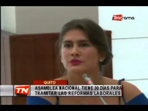 Asamblea nacional tiene 30 días para tramitar las reformas laborales