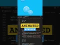 Animated Bubbles with HTML CSS