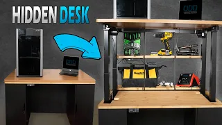 I Built a Desk With Secret Workspace