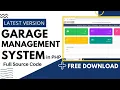 Garage management system project in php garage management software Free Source Code Download