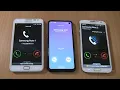 Over the Horizon Incoming call \u0026 Outgoing call at the Same time  Samsung Galaxy S10e+Note 1+Note 2