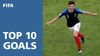 TOP 10 GOALS 2018 FIFA World Cup Russia 