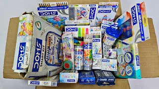 DOMS STATIONERY📚🩵Smart kit, Pen, Sharpener, Eraser, Geometry, Crayons, Acrylic colors, Unicorn kit