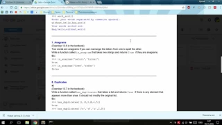 Exercise for List Python Tasks