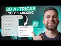 Stop Using AI Wrong - 30 Techniques You re Missing