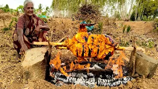 Full Chicken Roast Village Style | Grill Chicken Recipe Prepared by Grandma