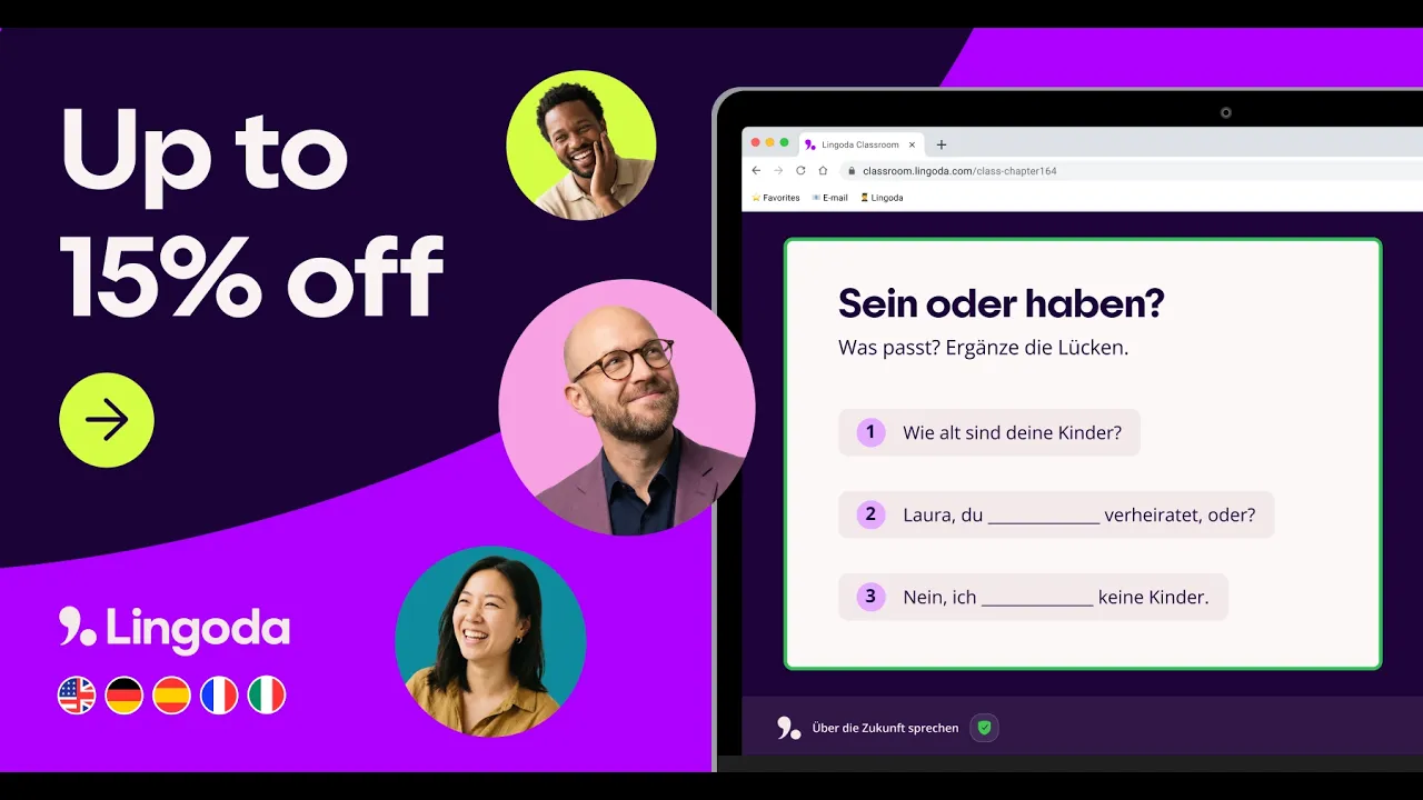 Lingoda — Lingoda — Language Classes (YouTube video ad)