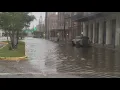 A closer look at rough surf flooding along the Strand on Galveston Island