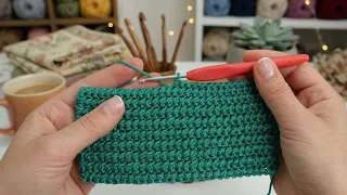 Плотный двусторонний узор крючком 🧺 Dense Reversible Crochet Pattern for Bags, Blankets, and Baskets