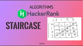 Staircase Pattern Printing Hackerrank Algorithms Solution