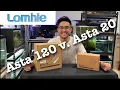 Lominie Asta double unboxing and initial Asta 120 vs Asta 20