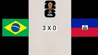 GOL BRASIL🇧🇷 3 X 0 HAITÍ🇭🇹 - #FIFAWorldCup - ((((NARRAÇÃO))))📻